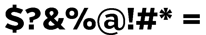 Verb Extra Bold Font OTHER CHARS