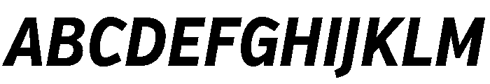 Verb Extra Condensed Bold Italic Font UPPERCASE