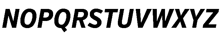 Verb Extra Condensed Bold Italic Font UPPERCASE