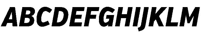 Verb Extra Condensed Extra Bold Italic Font UPPERCASE