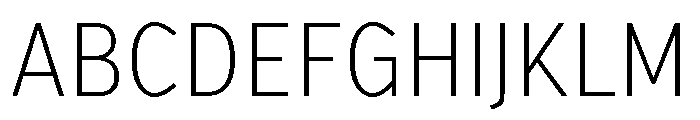 Verb Extra Condensed Extra Light Font UPPERCASE