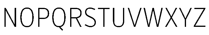 Verb Extra Condensed Extra Light Font UPPERCASE