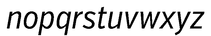 Verb Extra Condensed Regular Italic Font LOWERCASE