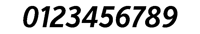 Verb Extra Condensed Semi Bold Italic Font OTHER CHARS