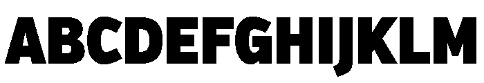 Verb Extra Condensed Ultra Font UPPERCASE