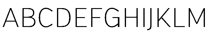 Verb Extra Light Font UPPERCASE