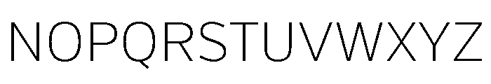 Verb Extra Light Font UPPERCASE