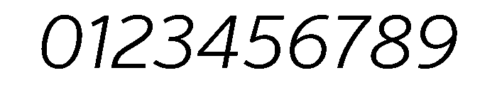 Verb Light Italic Font OTHER CHARS