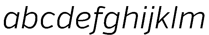 Verb Light Italic FONT