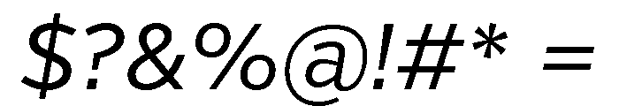 Verb Regular Italic Font OTHER CHARS