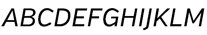 Verb Regular Italic Font UPPERCASE