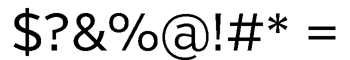 Verb Regular Font OTHER CHARS