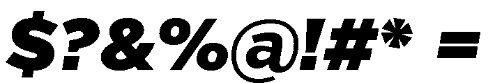 Verb Ultra Italic Font OTHER CHARS