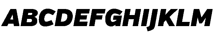 Verb Ultra Italic Font UPPERCASE