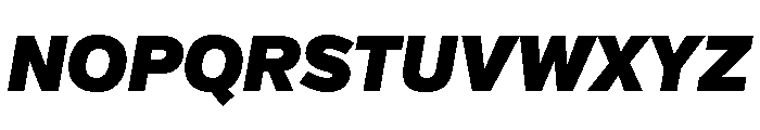 Verb Ultra Italic Font UPPERCASE