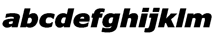 Verdana Pro Black Italic FONT