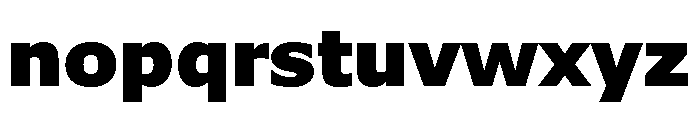 Verdana Pro Black Font LOWERCASE