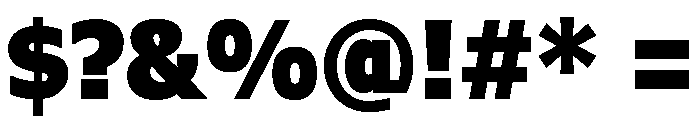 Verdana Pro Condensed Black Font OTHER CHARS