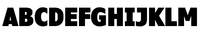 Verdana Pro Condensed Black Font UPPERCASE