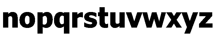 Verdana Pro Condensed Bold Font LOWERCASE