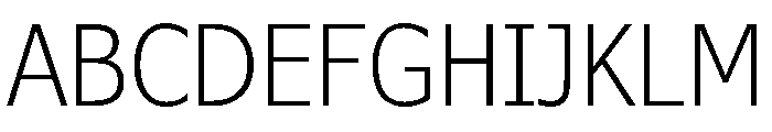 Verdana Pro Condensed Light Font UPPERCASE