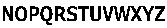 Verdana Pro Condensed Semi Bold Font UPPERCASE