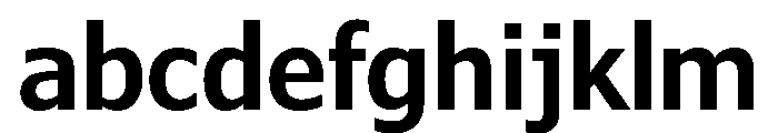 Verdana Pro Condensed Semi Bold FONT