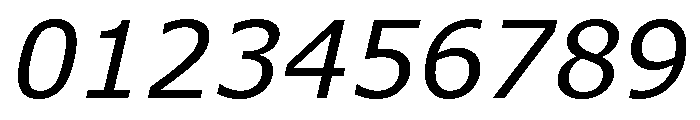 Verdana Pro Regular Italic Font OTHER CHARS
