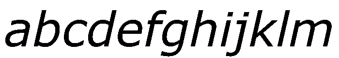 Verdana Pro Regular Italic FONT