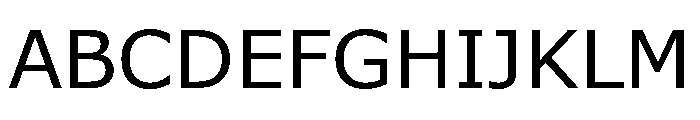 Verdana Pro Regular Font UPPERCASE