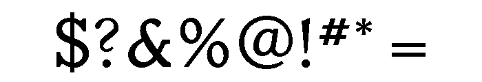 Veronese Book Font OTHER CHARS
