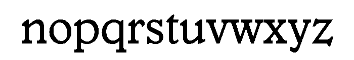 Veronese Book Font LOWERCASE