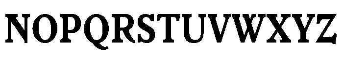 Veronese Condensed Bold Font UPPERCASE