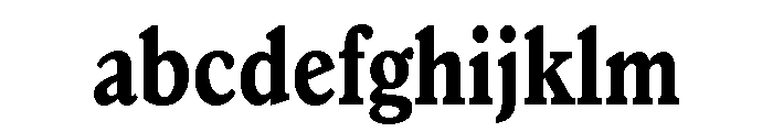 Veronese Condensed Bold FONT