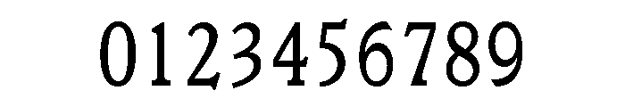 Veronese Condensed Book Font OTHER CHARS