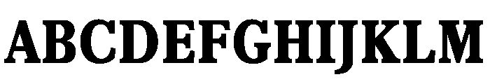 Veronese Condensed Extra Bold Font UPPERCASE