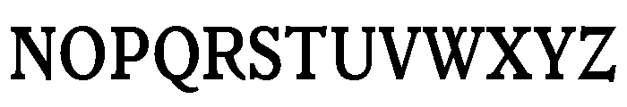 Veronese Condensed Medium Font UPPERCASE
