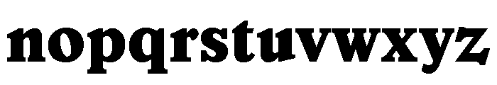 Veronese Extra Bold Font LOWERCASE