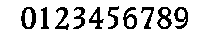 Veronese Medium Font OTHER CHARS