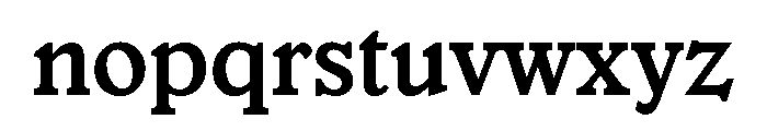 Veronese Medium Font LOWERCASE