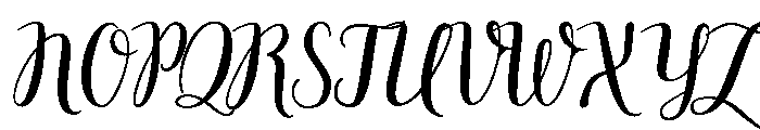 Veryberry Regular Font UPPERCASE