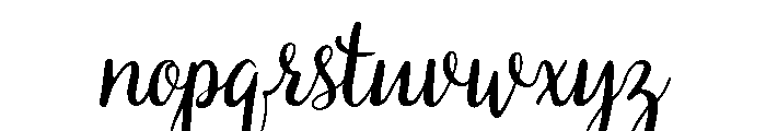 Veryberry Regular Font LOWERCASE
