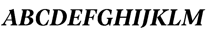 Vesterbro Bold Italic Font UPPERCASE