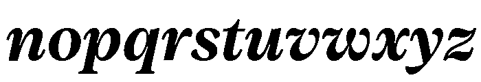 Vesterbro Bold Italic Font LOWERCASE