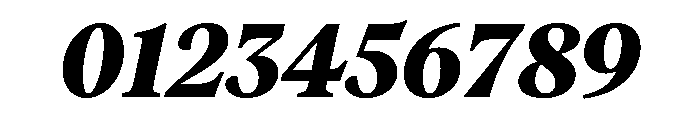 Vesterbro Extra Bold Italic Font OTHER CHARS