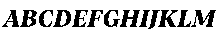 Vesterbro Extra Bold Italic Font UPPERCASE