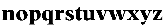 Vesterbro Extra Bold Font LOWERCASE