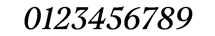Vesterbro Italic Font OTHER CHARS