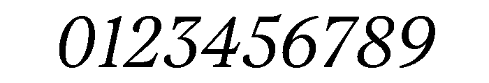 Vesterbro Light Italic Font OTHER CHARS