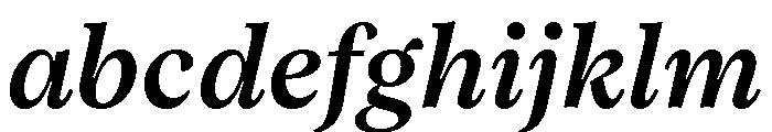 Vesterbro Medium Italic FONT